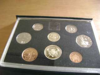 1986 UNITED KINGDOM ROYAL MINT 8 COIN PROOF SET  