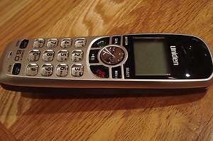 Uniden D1680 Cordless Phone Handset Only Silver No Rear Battery Cover 