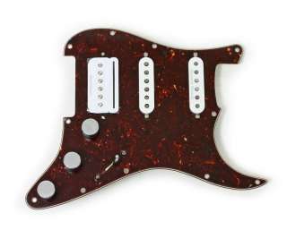 Seymour Duncan P Rails Loaded Strat Pickguard TO/WH  