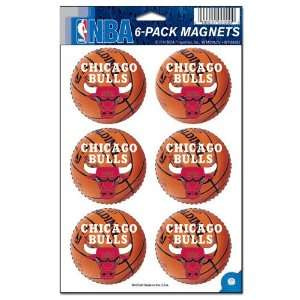  NBA Chicago Bulls Magnet Set   6pk