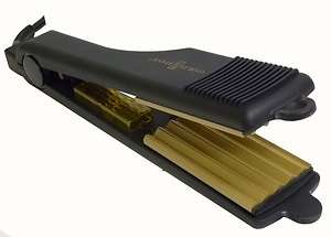   Hot 2 Professional Gold Tone Crimping Iron Shiny Results GH3013 430F