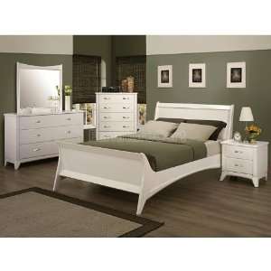 Coaster Furniture Eleanor White Sleigh Bedroom Set (Queen) 202031Q