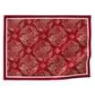     Set of 4 Red Medallion Placemat  Set of 4