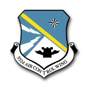  US Air Force 552nd Air Control Wing Decal Sticker 3.8 6 