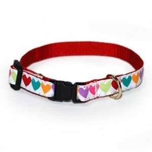  Up Country Pop Hearts Cat Collar   Size 10