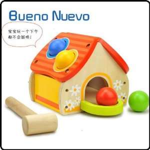   sun house beating toy intellect toy wood baby toy educational toy r401