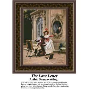  The Lover Letter, Cross Stitch Pattern PDF  