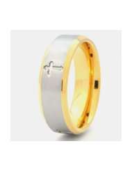 New 7 mm Titanium Ring, Custom Cross Jewelry, Mens & Womens Christian 