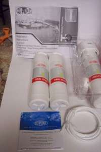 Dupont undersink water filter purifier,2 extra filters 6000 gallons 