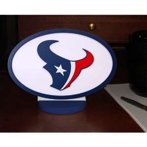   Houston Texans Desk Display of Logo Art with Stand