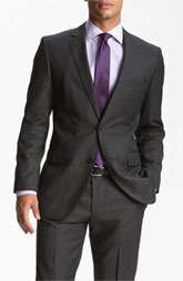 BOSS Black Jam/Sharp Trim Fit Grey Virgin Wool Suit $795.00