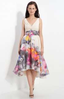 Lela Rose Floral Print Dress  