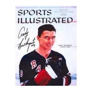 Andy Bathgate autographed Sports Illustrated Magazine (New York 
