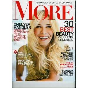 com More Magazine May 2012 Chelsea Handler (Cover) Plus Anna Quindlen 