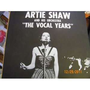 Artie Shaw The Vocal Years (Vinyl Record)