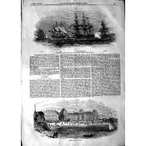  1847 CHARLES NAPIER SHIPS PYMOUTH ROWE QUEEN FRASCATI 