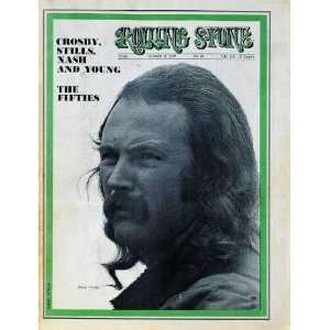  Rolling Stone Cover of David Crosby by Robert Altman . Art 