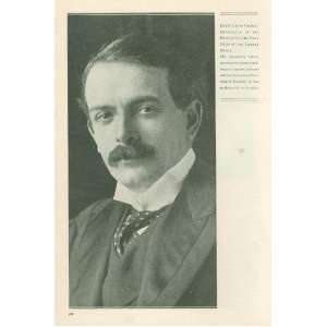 1912 Print David Lloyd George Chancellor of Exchequer 