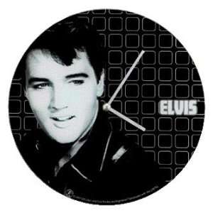  Elvis Presley Glass Wall Clock