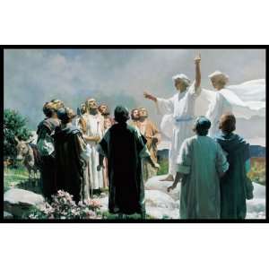  The Ascension of Jesus, By Harry Anderson, 11 X 17 in. (27 