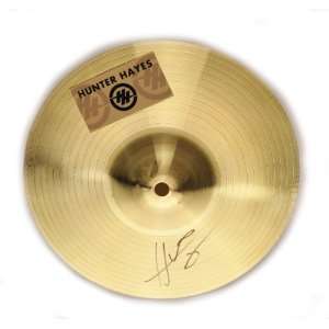 Hunter Hayes Country Singer Autographed Drum Cymbal