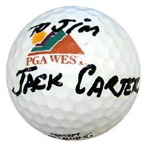 Jack Carter Autographed / Signed Golf Ball