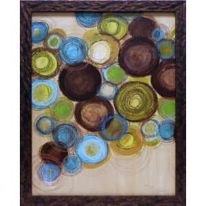  Whimsy II by Jeri Lee framed 25x31 artwork contemporary 