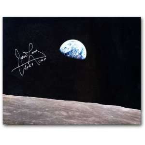 Jim Lovell APOLLO 8 EARTHRISE Autographed 8 x 10