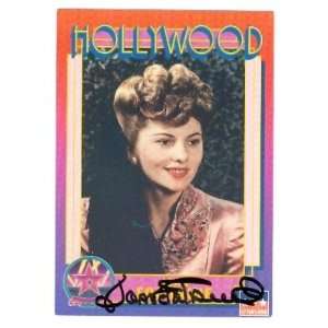 Joan Fontaine Autographed/Hand Signed Hollywood Walk of Fame trading 
