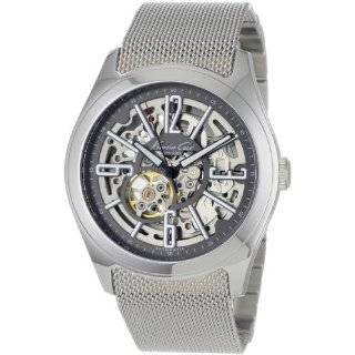  Kenneth Cole New York Mens KC1716 Analog Dual Time Silver 