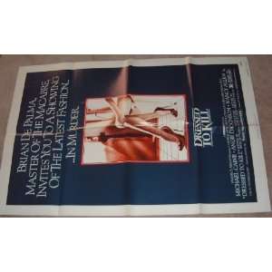   , Michael Caine, Nancy Allen   Original Movie Poster 