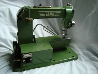 Rare Elna Grasshopper Sewing Machine+Case   