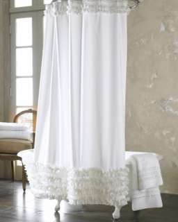 Linen Shower Curtain  
