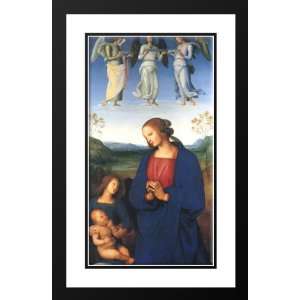  Perugino, Pietro 26x40 Framed and Double Matted Virgin and 
