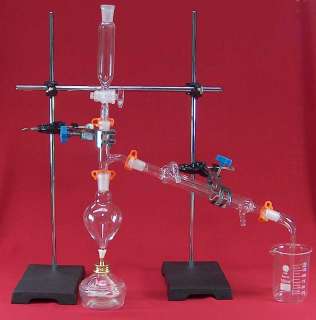 Organic Chemistry Set Micro Glass Laboratory Glassware  