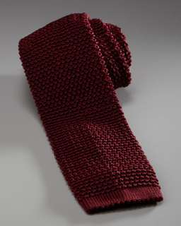 Charvet Red Silk Tie  