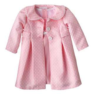 Bonnie Jean Dot Coat and Dress Set   Baby