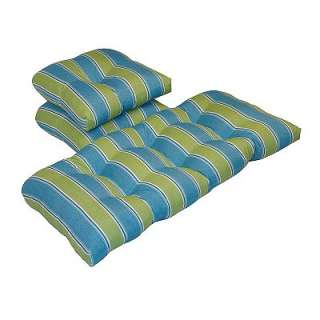 Tempo Products Springtime Striped 3 pc. Outdoor Cushion Set