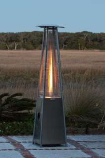 New Stainless Steel Pyramid Flame LPG Patio Heater  