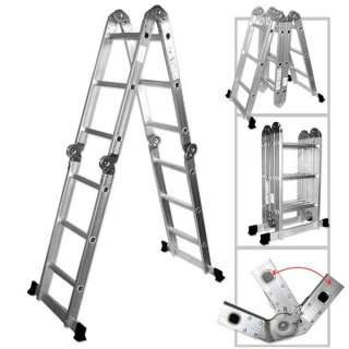 Multi Purpose Aluminum Folding Step Ladder 12.5ft tools  
