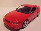 1999 FORD MUSTANG COBRA COUPE Diecast Toy Model Car 1/2