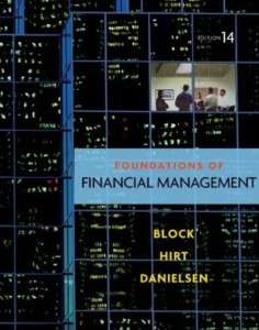Foundations of Financial Management 14E Block 14th Ed 9780077454432 
