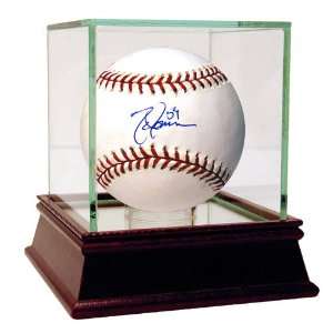   Todd Jones Autographed Baseball with Glass Display Case Sports