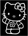   Decal   Hello Kitty cat cartoon fun sticker girl kitten mirror car