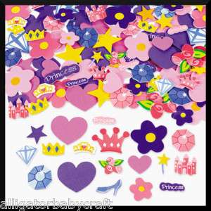 25 Foam Fairy Princess Stickers Shapes Girls ABCraft  