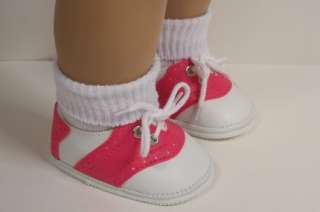 DK PINK Saddle Doll Shoes FOR American Girl Dolls♥  