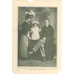  1906 Print William Randolph Hearst and Family Everything 