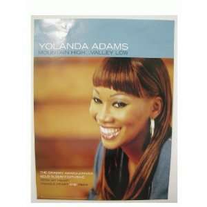 Yolanda Adams Poster Mountain High Face shot