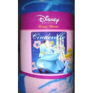  Disney Princess Cinderella Fleece Blanket Throw: Home 