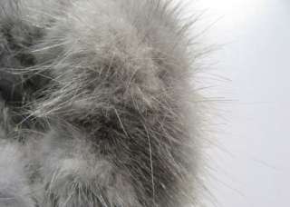 100%Real Genuine Soft Mink Fur Hair Band Scrunchie F107  